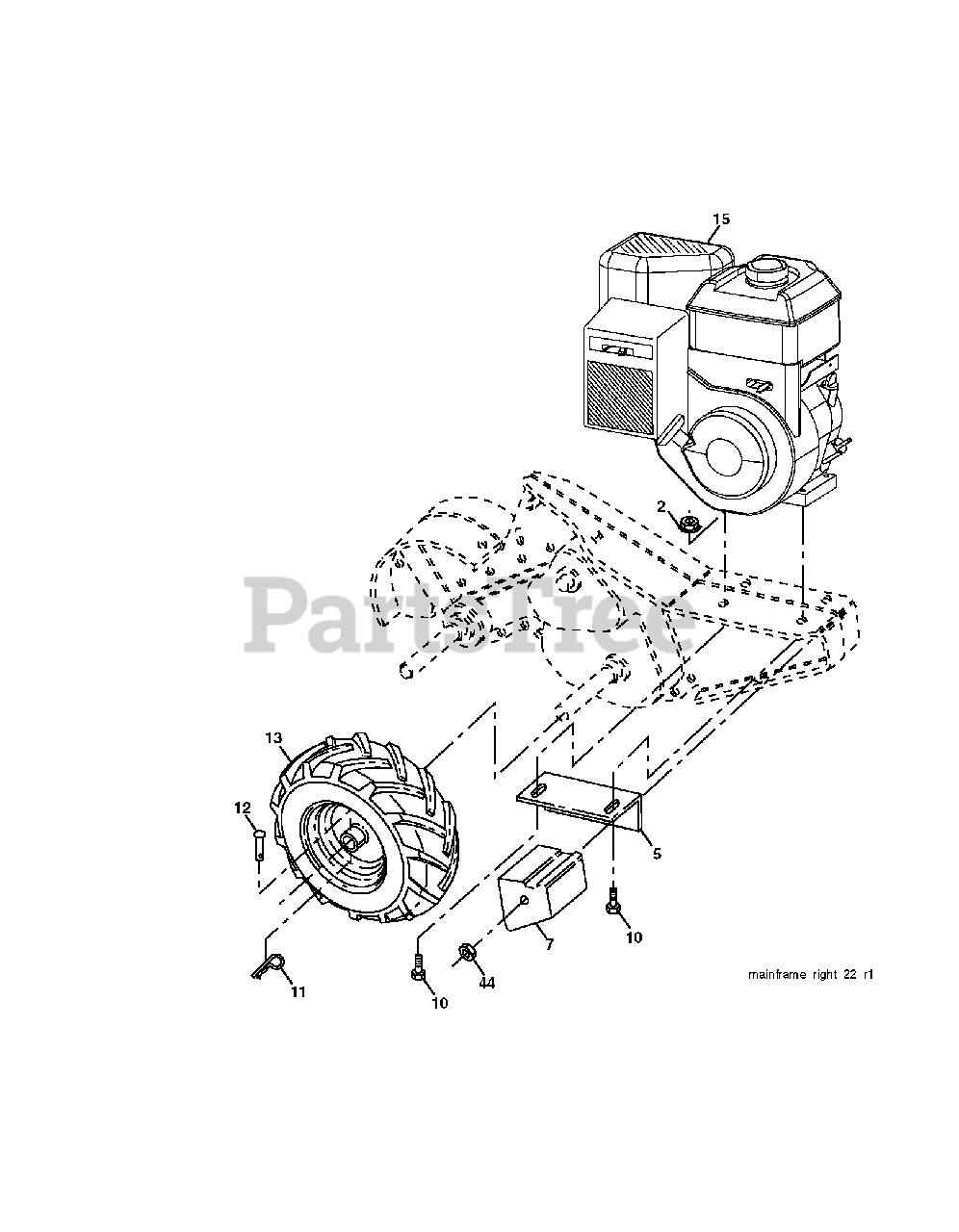 Husqvarna CRT 900 L (96093002601) Husqvarna RearTine Tiller (2014