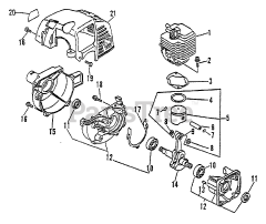 Lesco LST-2100 - Lesco String Trimmer (SN: 001001 - 003000)
