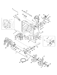 MTD 31AH55LH704 - MTD Gold Snow Thrower (2009)