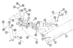 Toro 76-42BA01 - Toro 42" Snow Blade (1977)