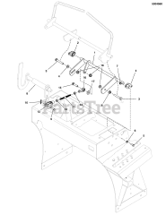 Ferris SRS Z1 (5901944) - Ferris SRS Z1 Series 48" Stand-On Mower, 22hp Kawasaki, Rear-Discharge Neutral Lockout Group