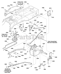 Craftsman 107.250060 (2691087-00) - Craftsman CTX9500 Series 52" Lawn Tractor, 26hp (2012)