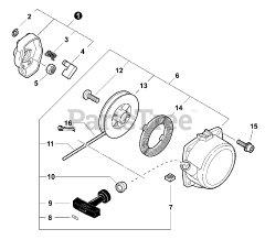 Echo EDR-260 - Echo Reversible Engine Drill (SN: E52412001001 - E52412999999) Starter