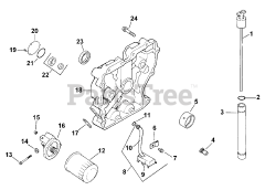 Toro 73428 (312-8) - Toro Garden Tractor (SN: 089000001 - 089000499) (1998) Oil Pan/lubrication