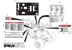 Gravely 990023 (PM 320) - Gravely Pro-Master Zero-Turn Mower, 27hp Kawasaki (SN: 002000 - 002499)
