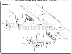 Ryobi RY 43160 - Ryobi Pole Saw, Electric Section "A"