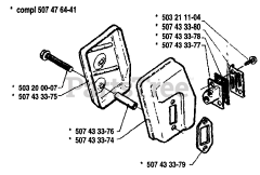 Husqvarna 33 - Husqvarna Chainsaw (1986-12) Muffler