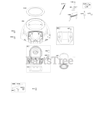 Briggs & Stratton 40R777-0010-B1 - Briggs & Stratton Vertical Engine Blower Housing, Air Cleaner