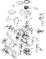 Tecumseh LEV80-333012B - Tecumseh Engine Engine Parts List #1