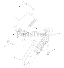 Exmark LZX740KC606CA - Exmark 60" Lazer Z X-Series Zero-Turn Mower, Kohler, CARB (SN: 312000000 - 312999999) (2012) Height-of-Cut Assembly No. 109-7438