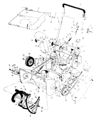 White Outdoor SB-350 (312-181-190) - White Outdoor Snow Boss Snow Thrower (1992)