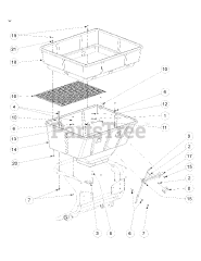 Cub Cadet 59A30017 (59A30017150) - Cub Cadet Tank Spreader Kit att Hopper Assembly