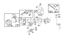 Briggs & Stratton 124802-3421-01 - Briggs & Stratton Vertical Engine Crankshaft, Piston Group