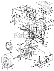 MTD 131-678G000 - MTD Lawn Tractor (1991) Parts
