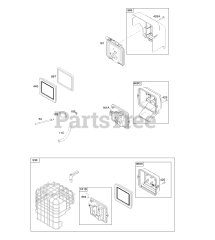 Briggs & Stratton 20H232-0134-B1 - Briggs & Stratton Horizontal Engine