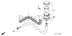 Honda HS828 K1 TAS/C (SZAK) - Honda 28" Snow Blower, Made in Japan (SN: SZAK-2120001 - SZAK-9999999) OIL TANK