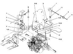 Toro 72042 (264-6) - Toro Yard Tractor (SN: 069000001 - 069999999) (1996) Cruise Control