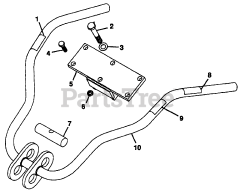 Gravely 47573 - Gravely Adjustable Handlebar for 2-Wheel Tractor