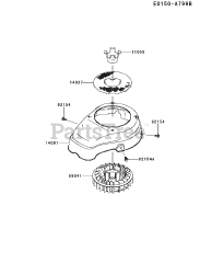 Kawasaki FJ180V-AM07 - Kawasaki Engine COOLING-EQUIPMENT