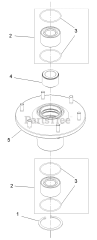 Exmark LZX940EKC606T0 - Exmark 60" Lazer Z X-Series Zero-Turn Mower, Kohler ECV940 (SN: 316000000 - 399999999) (2016) Cutter Housing Assembly No. 103-9539