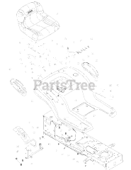 White Outdoor LT-950 H (13AP616P790) - White Outdoor 50" Lawn Tractor (2006) Fender and Seat
