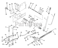 Poulan Pro PP 22H50 - Poulan Pro Lawn Tractor Lift Assembly