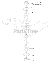 Exmark VTS541KA363CA - Exmark 36" Vantage S-Series Stand-On Mower, Kawasaki, CARB (SN: 313000000 - 313999999) (2013) Idler Arm Assembly No. 116-3680