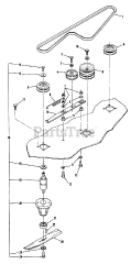Toro 75-36XR02 - Toro 36" Rear-Discharge Mower Deck (1977)