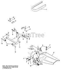 Simplicity 7016 H (1690430) - Simplicity 48" Garden Tractor, 16hp 48" Deflector, Stone Guard &amp; Rocker Arm Group