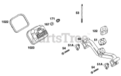 Briggs & Stratton 290777-0108-01 - Briggs & Stratton Vertical Engine Rocker Cover, Manifold