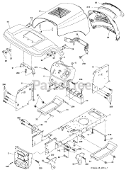 Poulan PO 15538 LTX - Poulan Lawn Tractor (2008-05)
