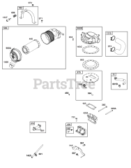 Briggs & Stratton 386447-0098-B5 - Briggs & Stratton Horizontal Engine