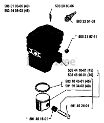 Husqvarna 45 - Husqvarna Chainsaw (1988-02) Piston/Cylinder