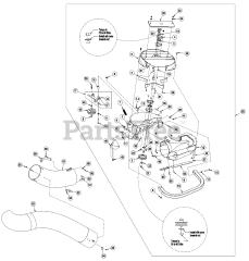 Exmark UVD60 (UVD6672) - Exmark Ultra Vac Bagger for Lazer Z Mower (SN: 000850000 - 000919999) (2010)