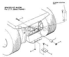 Snapper 7060760 - Snapper Spacer Kit Spacer Kit