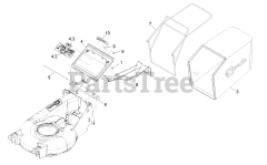 Exmark ECXKABBC21 - Exmark 21" X-Series Walk-Behind Mower, Kawasaki FJ180V, BBC (SN: 313000000 - 313999999) (2013)