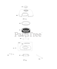 Briggs & Stratton 61E477-0007-J1 - Briggs & Stratton Horizontal Engine