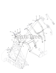 Gravely 950010 (Axis 200 DT) - Gravely Axis Compact Utility Loader, 25hp Kubota (SN: 000800 - 000899)