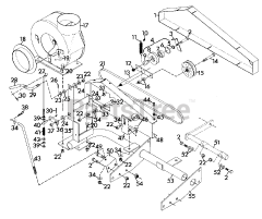 Gravely 41751 - Gravely Grass Bagger Blower for 4-Wheel Tractor