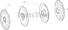 Troy-Bilt 23AAAA8X711 - Troy-Bilt FLEX Mower Attachment (2016) Hubcaps