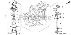 Honda BFP9.9 D5 LHA (BABJ) - Honda Outboard Engine, Made in Japan (SN: BABJ-1400001 - BABJ-1499999) OIL PUMP