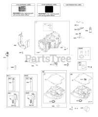 Briggs & Stratton 21R877-0068-B1 - Briggs & Stratton Vertical Engine Cylinder, Engine Sump, Lubrication, Oil Fill