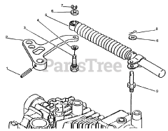 Toro 72062 (264-6) - Toro Yard Tractor (SN: 049000001 - 049999999) (1994) Lever Damper