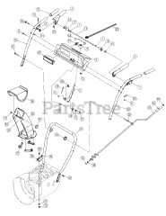 Yard Machines 31AS6FEF700 - Yard Machines Snow Thrower (2006) Handle Assembly