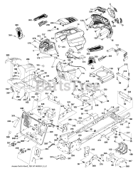 Husqvarna TC 242 TX (960510193-00) - Husqvarna 42" Garden Tractor (2019-06)