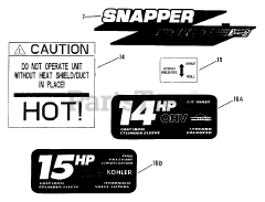 Snapper HZS 14380 BVE (82522) - Snapper Yard Cruiser 38" Zero-Turn Mower, 14hp