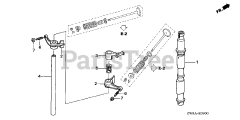 Honda BFP9.9 D5 LHA (BABJ) - Honda Outboard Engine, Made in Japan (SN: BABJ-1400001 - BABJ-1499999) CAMSHAFT + VALVE