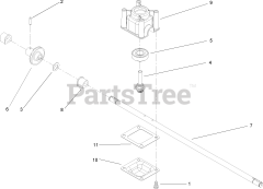 Toro 20013 - Toro 22" Recycler Walk-Behind Mower (SN: 230000001 - 230999999) (2003) Transmission Assembly No. 106-3956
