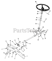 Toro 01-08K801 (C-81) - Toro Garden Tractor (1980) Front Axle And Steering