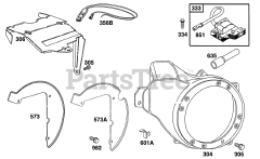 Briggs & Stratton 161432-0080-01 - Briggs & Stratton Horizontal Engine